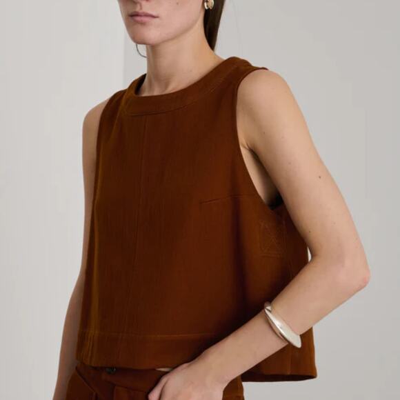 SOEUR | Pampa Top in Clay Court Brown 42 XL - Picture 1 of 10